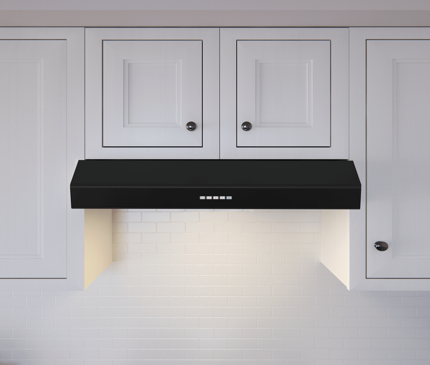 ZEPHYR Breeze II, Under Cabinet, 36", Black, LED Black - AK1236CB