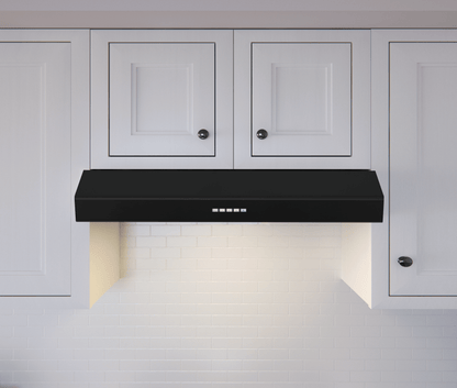ZEPHYR Breeze II, Under Cabinet, 36", Black, LED Black - AK1236CB
