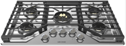 MONOGRAM Monogram 36" Deep-Recessed Gas Cooktop in Stainless Steel - ZGU36RSLSS