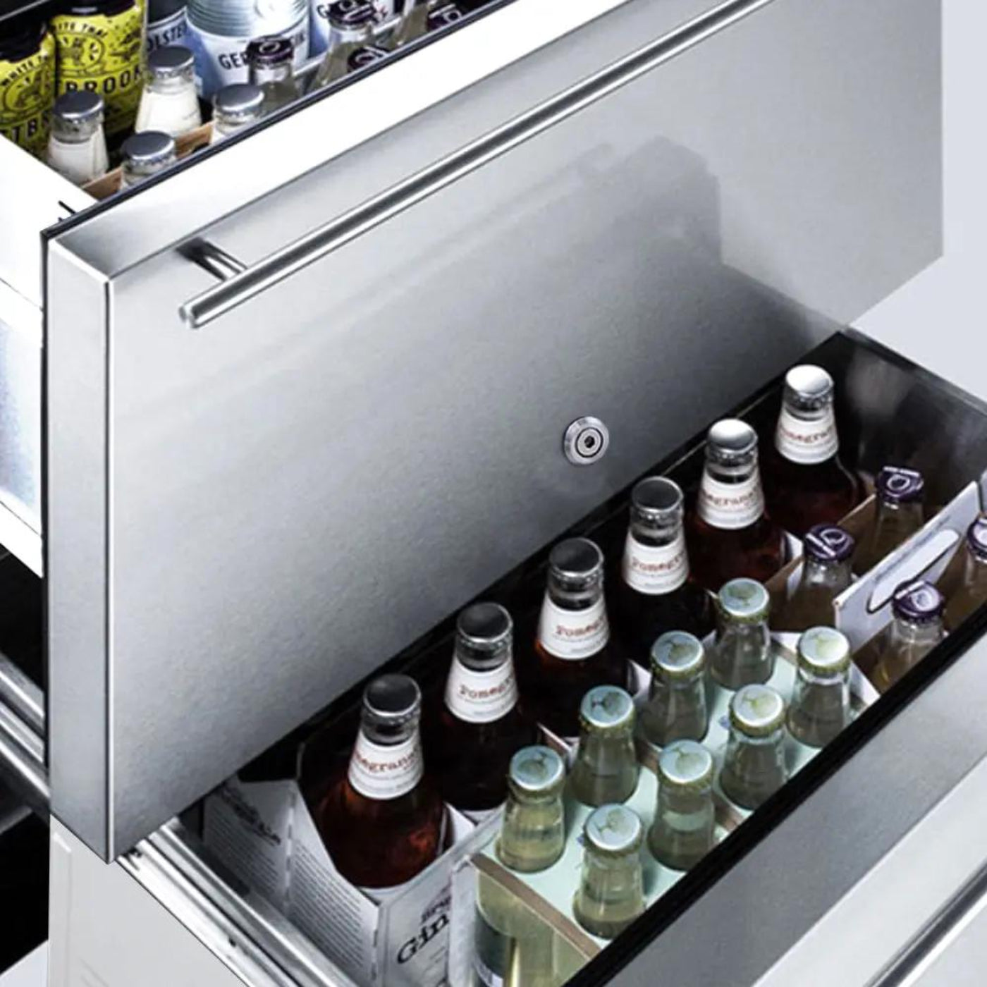 XO APPLIANCE XOU24ORDS 24" Outdoor Refrigerated Drawers Solid in Stainless Steel - XOU24ORDS
