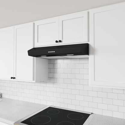 ZEPHYR Breeze II, Under Cabinet, 36", Black, LED Black - AK1236CB