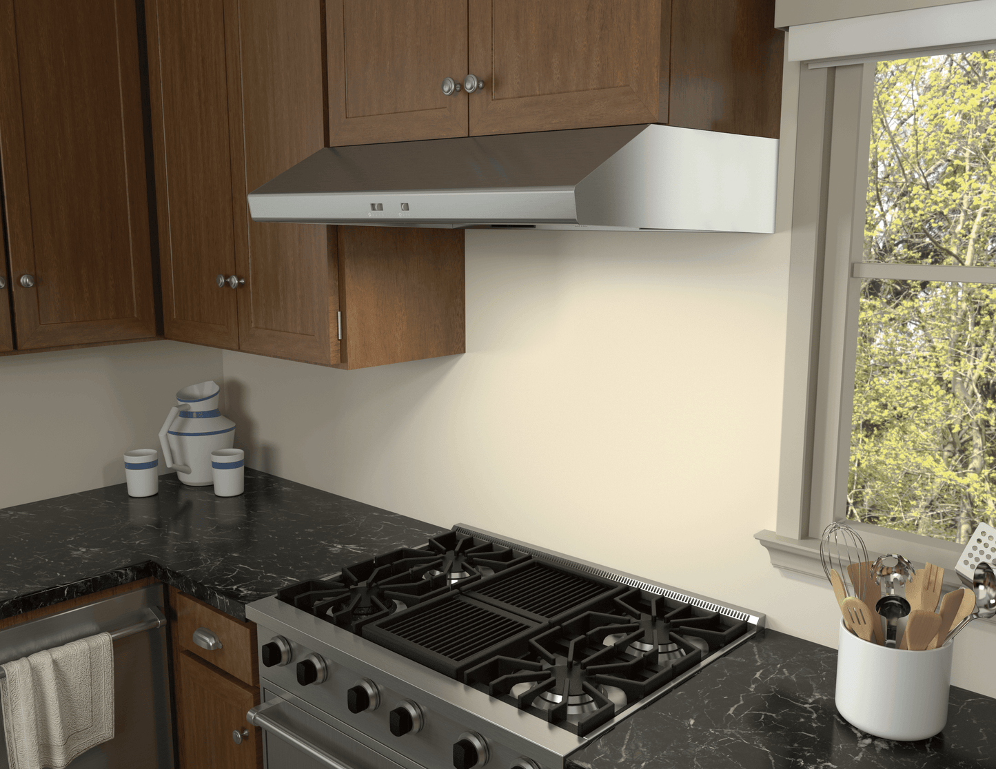 ZEPHYR Cyclone, Under Cabinet, 30", SS, 600 CFM in Stainless Steel - AK6500CS