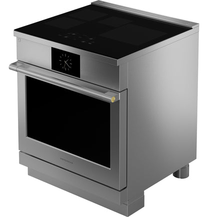 MONOGRAM Monogram 30" Induction Professional Range with 4 elements in Stainless Steel - ZHP304ETVSS