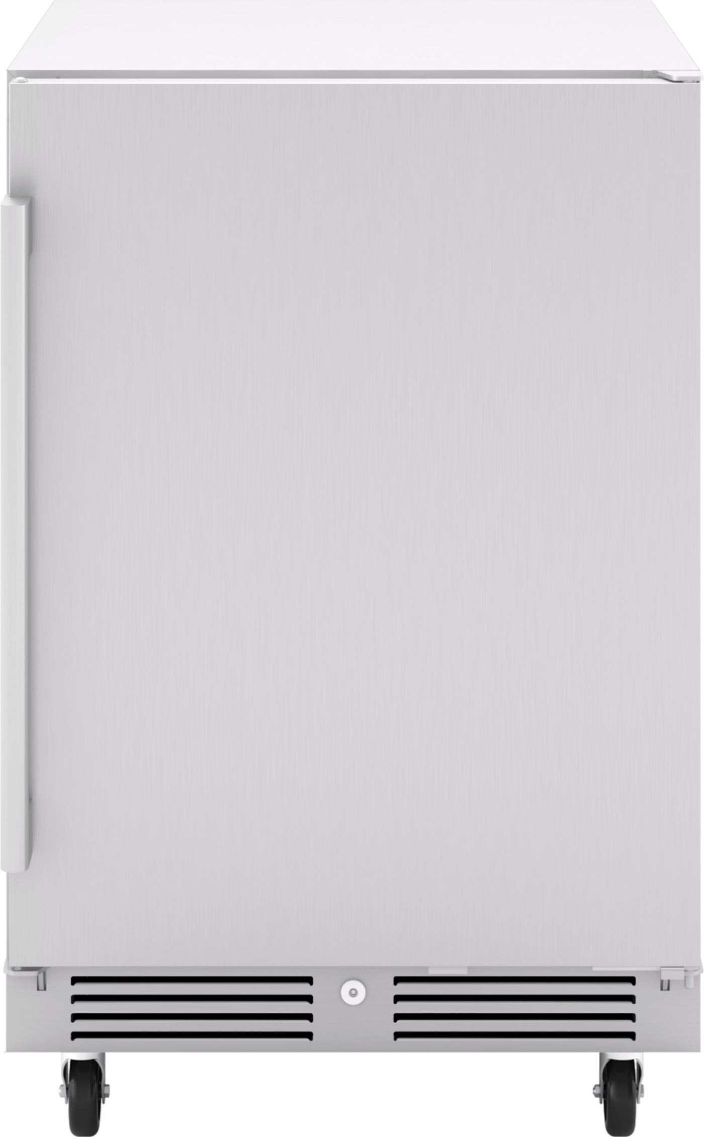 ZEPHYR Presrv Refrigerator, 24in Compact, Outdoor SS, Reversible, Lock, 1 Zone in Stainless Steel - PRR24C01ASOD