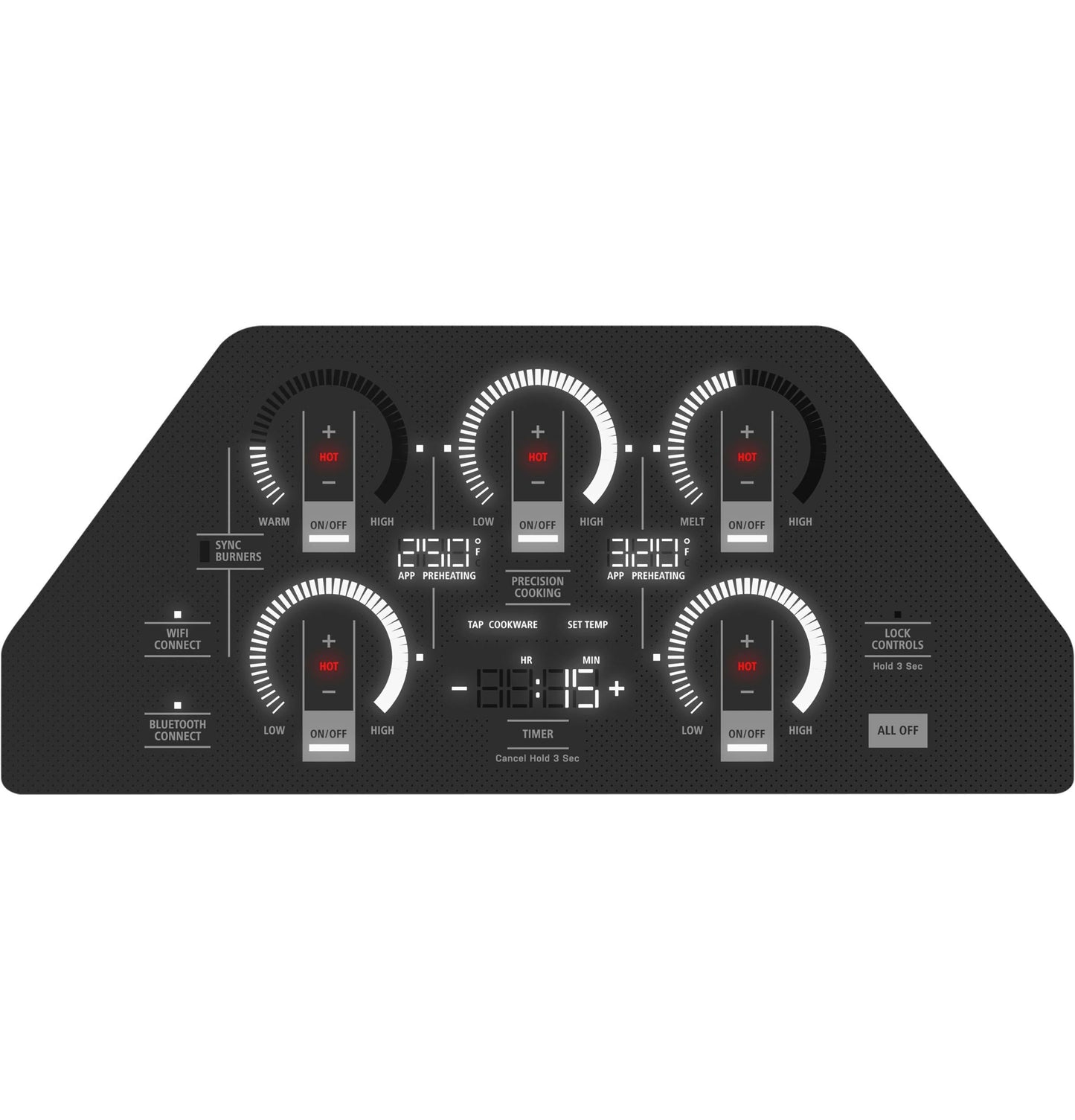 MONOGRAM Monogram ENERGY STAR 36" Induction Cooktop Black - ZHU36RDTBB