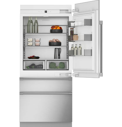MONOGRAM Monogram 36" Panel-Ready Integrated Bottom-Freezer Refrigerator- Right Hinge Custom Panel Ready - ZIC363NBVRH