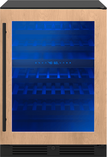 ZEPHYR Presrv Wine Cooler, 24in UC, Panel Ready+Gls, 2Z Custom Panel Ready - PRW24C02CPG