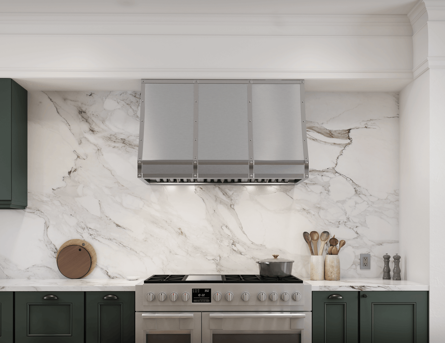 ZEPHYR Forte Wall Custom Hood, 48in, SS, BODY ONLY in Stainless Steel - CHFT48ASX