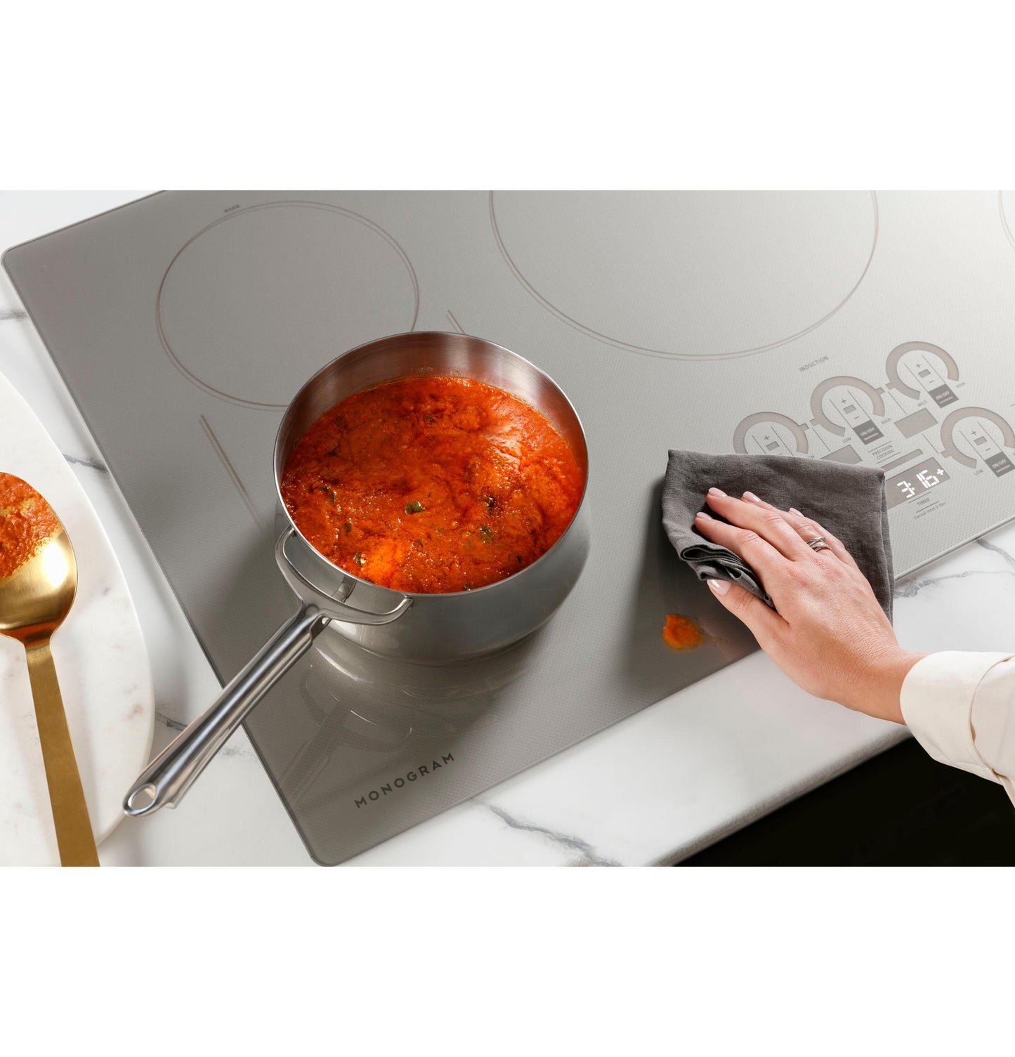 MONOGRAM Monogram ENERGY STAR 30" Induction Cooktop Black - ZHU30RDTBB