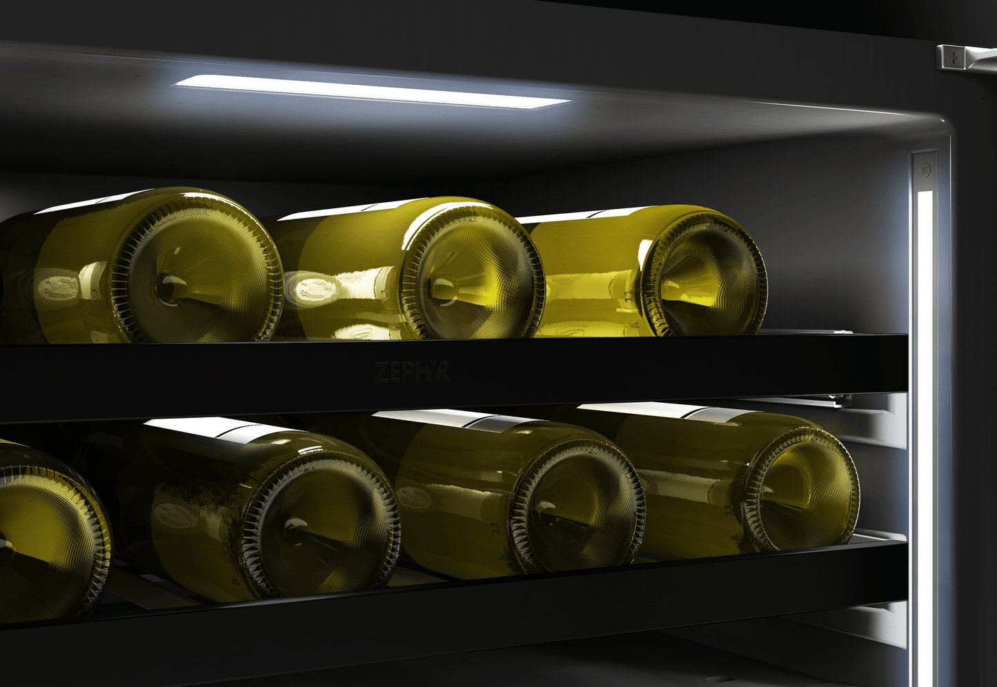 ZEPHYR Presrv Wine Cooler, 24in UC, Panel Ready+Gls, 2Z Custom Panel Ready - PRW24C02CPG