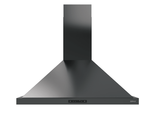 ZEPHYR Ombra, Wall, 30", Black SS, 600 CFM Black in Stainless Steel - ZOME30BBS