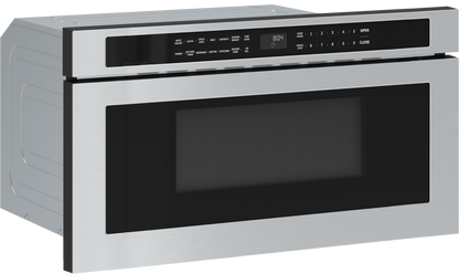ZEPHYR Microwave Drawer, 30in, Built-In, SS, 1.2 cu. ft. in Stainless Steel - MWD3001AS