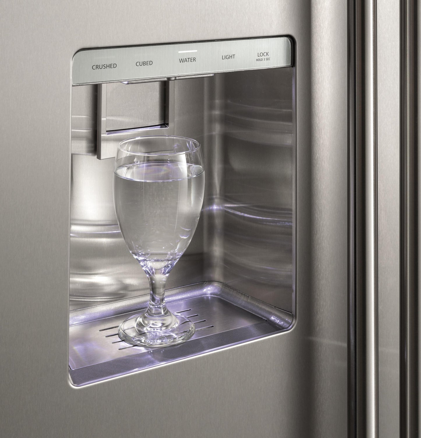 MONOGRAM Monogram 48" Built-In Side-by-Side Refrigerator with Dispenser in Stainless Steel - ZISS480DNSS