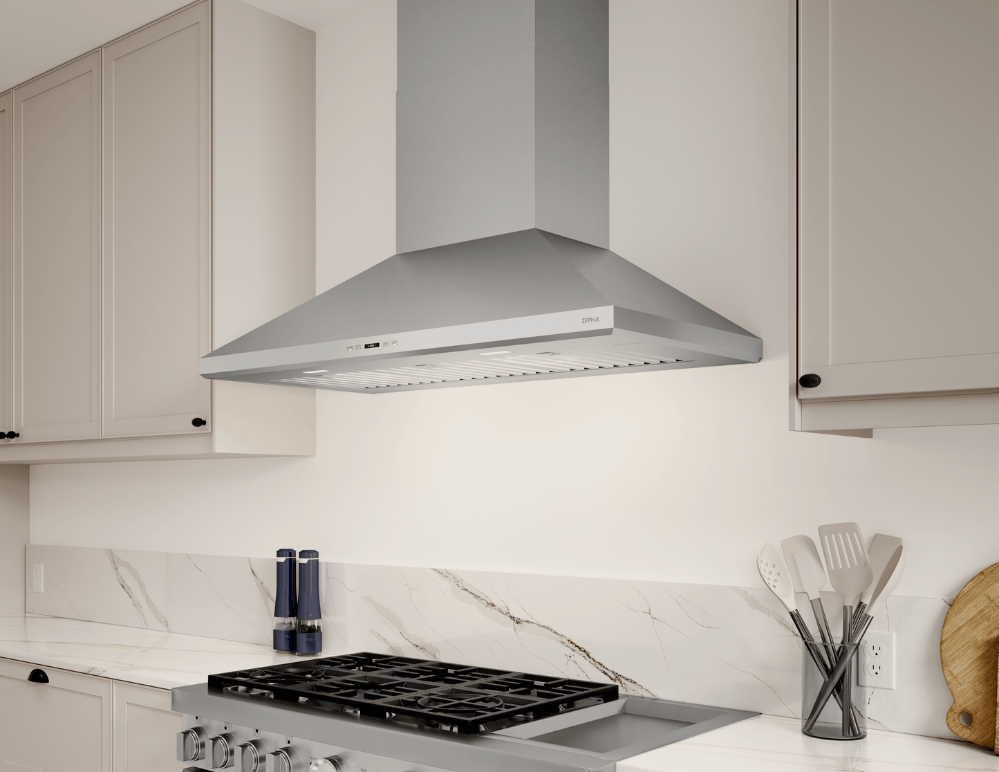 ZEPHYR Siena Pro, Wall, 36", SS, LED, ACT in Stainless Steel - ZSPE36DS