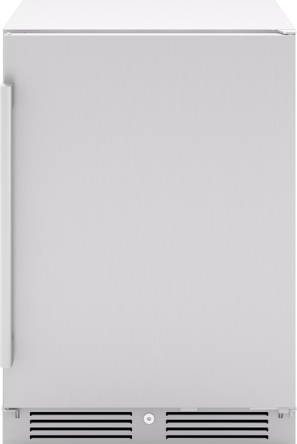 ZEPHYR Presrv Refrigerator, 24in Compact, Outdoor SS, Reversible, Lock, 1 Zone in Stainless Steel - PRR24C01ASOD