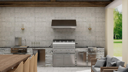 XO APPLIANCE XOGV42S Outdoor hood, 42"W, 33"D, 18"T, 1200CFM, LEDs, pro baffle filters in Stainless Steel - XOGV42S