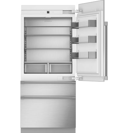 MONOGRAM Monogram 36" Panel-Ready Integrated Bottom-Freezer Refrigerator- Right Hinge Custom Panel Ready - ZIC363NBVRH