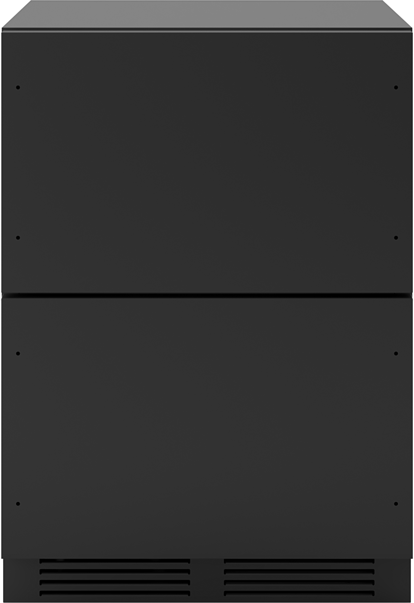 ZEPHYR Presrv Refrigerator Drawers, 24in Compact, Panel Ready, 2 Zone Custom Panel Ready - PRRD24C2AP