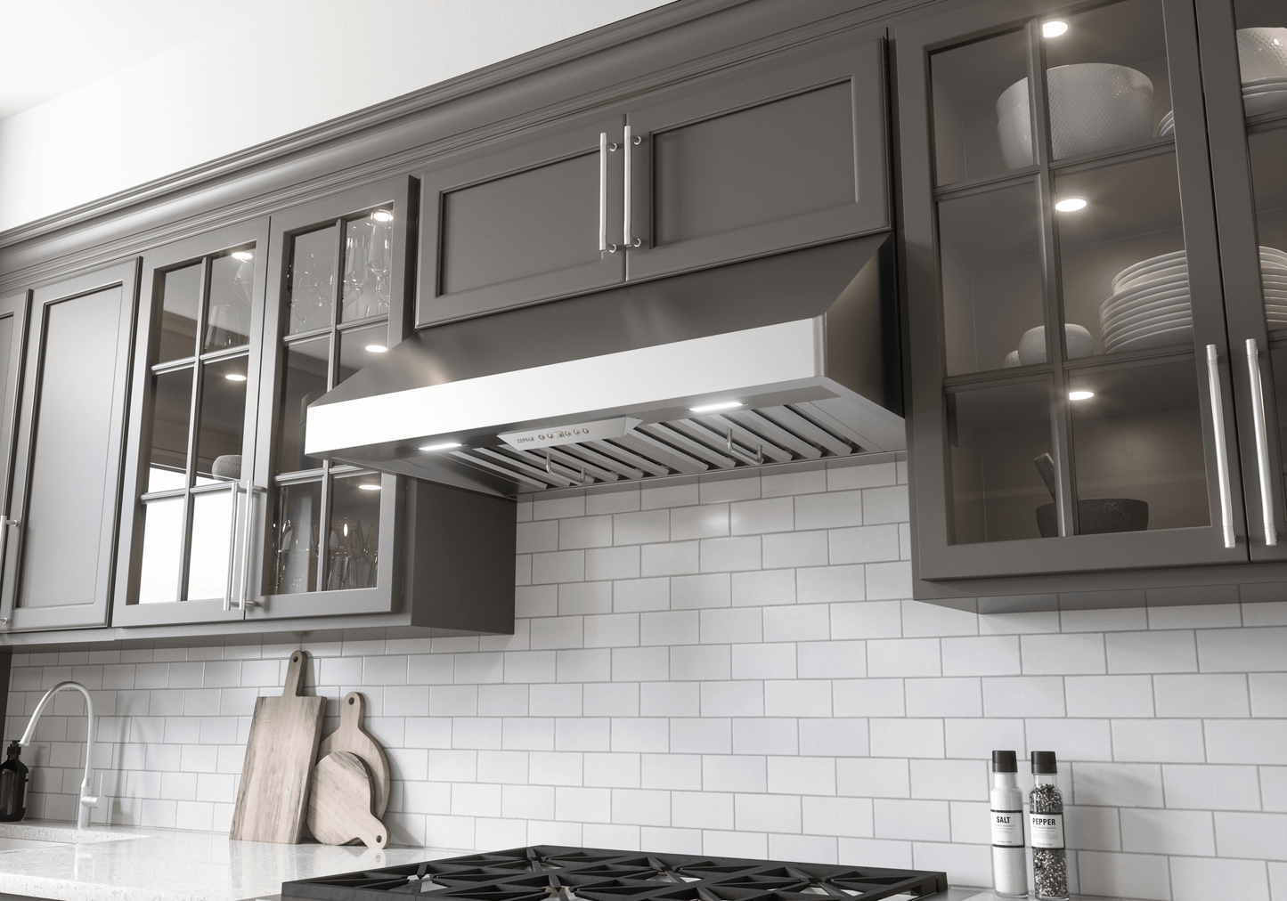 ZEPHYR Tempest I, 11in UC, 36in, SS, LED, ACT in Stainless Steel - AK7036CS