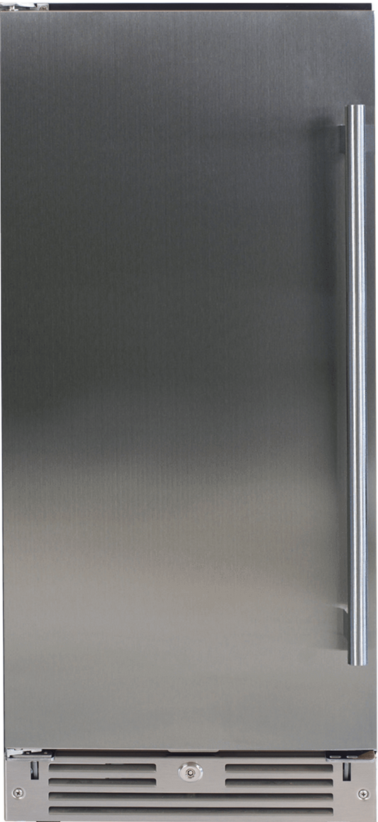 XO APPLIANCE XOU15ORSL Outdoor Refrigerator 15" Solid in Stainless Steel, Left Hinge in Stainless Steel - XOU15ORSL