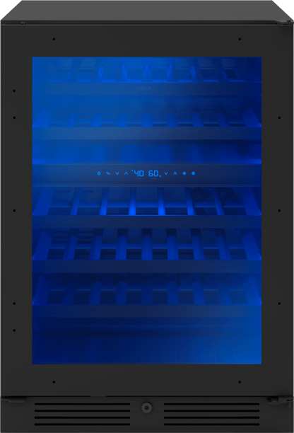 ZEPHYR Presrv Wine Cooler, 24in UC, Panel Ready+Gls, 2Z Custom Panel Ready - PRW24C02CPG