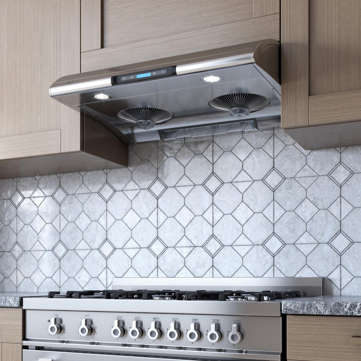 XO APPLIANCE XOA30S 550 CFM 30" Filter Free Under Cabinet Range Hood in Stainless Steel - XOA30S