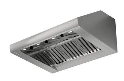 XO APPLIANCE XOGV42S Outdoor hood, 42"W, 33"D, 18"T, 1200CFM, LEDs, pro baffle filters in Stainless Steel - XOGV42S