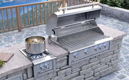 XO APPLIANCE XOGSIDEBURNL 13" Double Side Burner LP in Stainless Steel - XOGSIDEBURNL