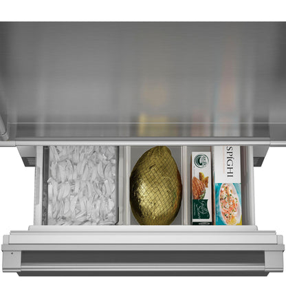 MONOGRAM Monogram 36" Panel-Ready Integrated Bottom-Freezer Refrigerator- Right Hinge Custom Panel Ready - ZIC363NBVRH
