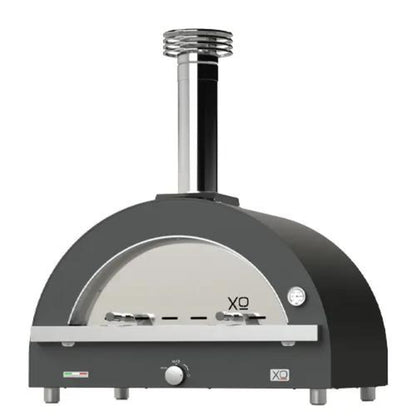XO APPLIANCE XOPIZZA4HCAN 40" Hybrid Gas & Wood Oven Black - XOPIZZA4HCAN