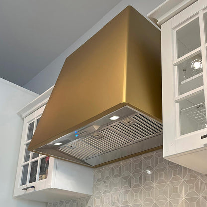 XO APPLIANCE XOVD148SG XO 48in Designer Hood Satin Gold - XOVD148SG