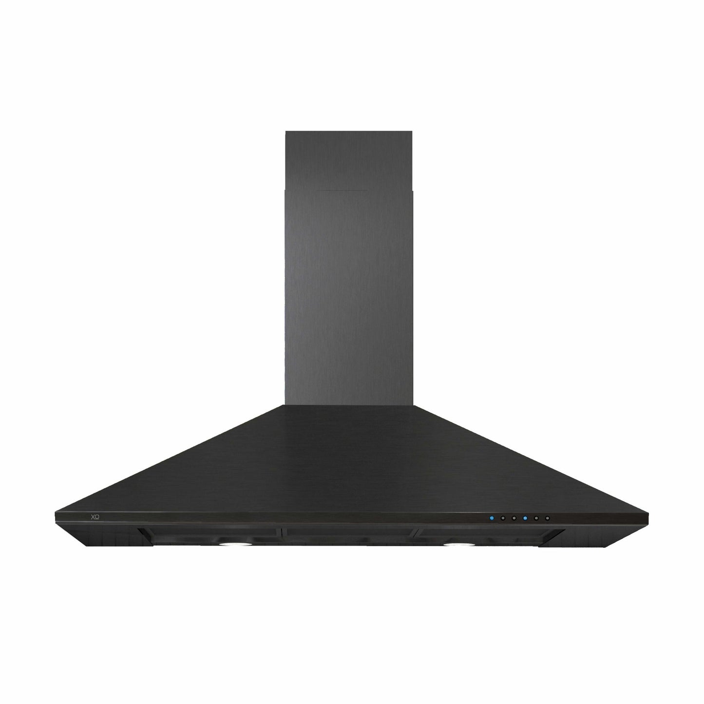 XO APPLIANCE XOB36BC 36" CCC 600/395 CFM Italian Made Wall Mount Chimney Range Hood Black - XOB36BC