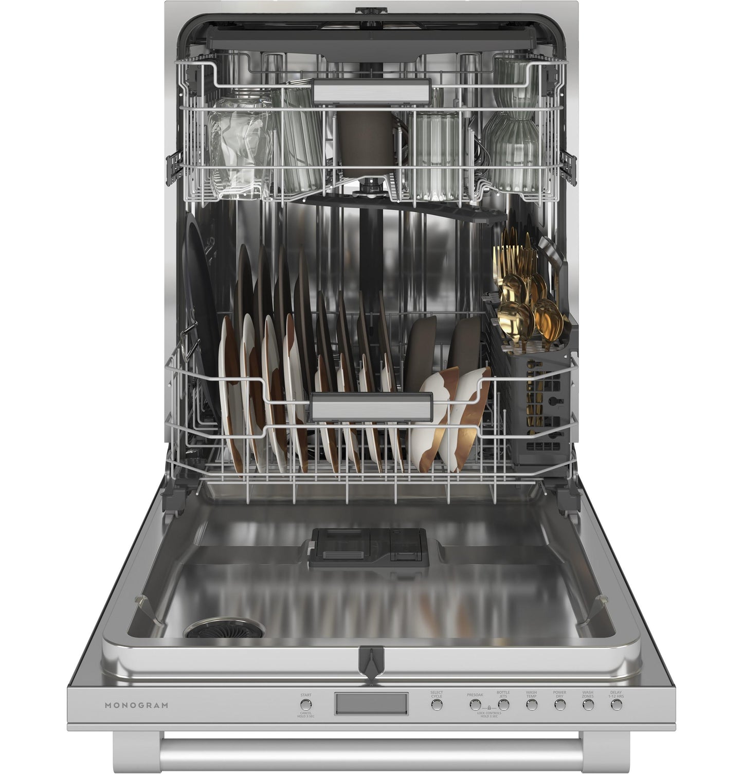 MONOGRAM Monogram 24" Statement Fully Integrated Dishwasher in Stainless Steel - ZDT925SPNSS