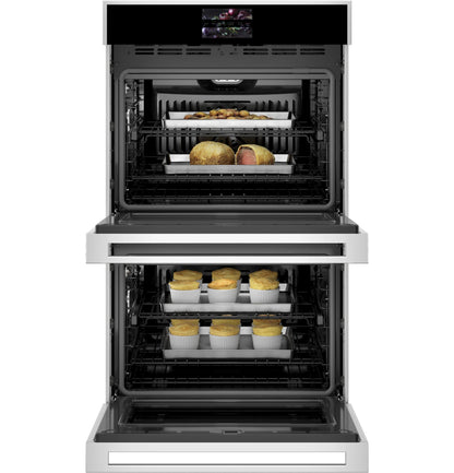 MONOGRAM Monogram 30" Minimalist Double Wall Oven in Stainless Steel - ZTD90DSSNSS