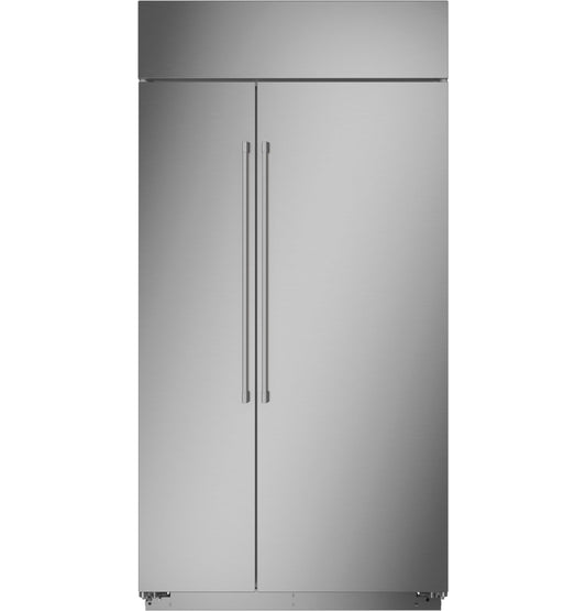 MONOGRAM Monogram 42" Built-In Side-by-Side Refrigerator in Stainless Steel - ZISS420NNSS