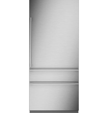 MONOGRAM Monogram 36" Panel-Ready Integrated Bottom-Freezer Refrigerator- Right Hinge Custom Panel Ready - ZIC363NBVRH