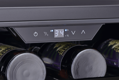 ZEPHYR Presrv Bev Outdoor Cooler, 24in UC, SS, Lock, 1Z in Stainless Steel - PRB24C01ASOD