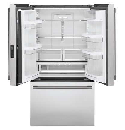 MONOGRAM Monogram Counter-Depth French-Door Refrigerator in Stainless Steel - ZWE23NSYSS