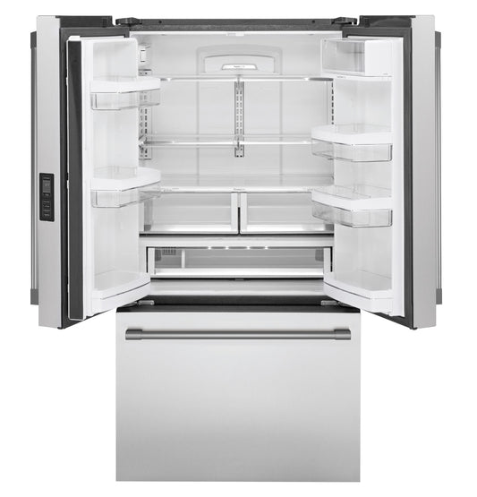 MONOGRAM Monogram Counter-Depth French-Door Refrigerator in Stainless Steel - ZWE23NSYSS