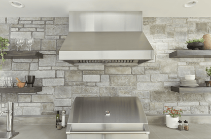 ZEPHYR Cypress Wall Outdoor, 54in, LED, SS, 1200 CFM in Stainless Steel - AK7854CS