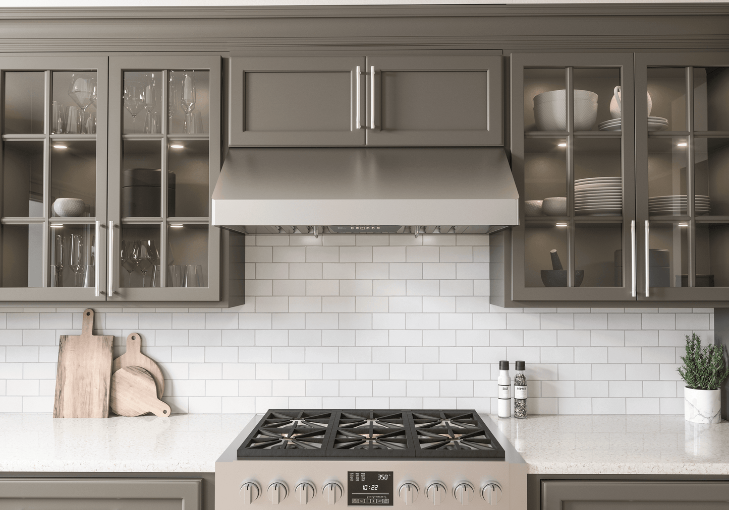 ZEPHYR Tempest I, 11in UC, 30in, SS, LED, ACT Stainless - AK7000CS