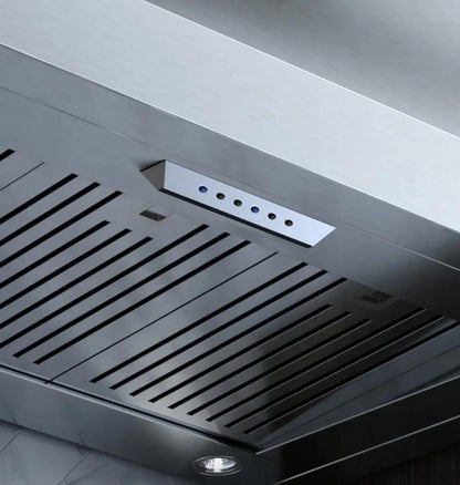 XO APPLIANCE XOT1848KSE 48" 1000 CFM Italian Made Pro Hood Range Hood in Stainless Steel - XOT1848KSE