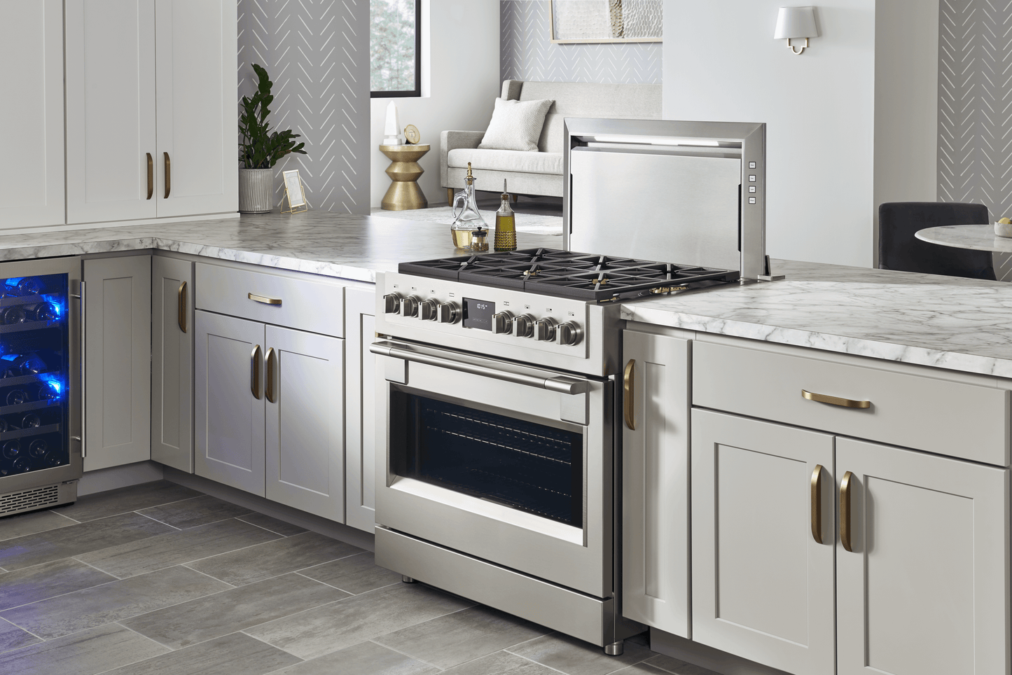 ZEPHYR Lift Downactive, 18" rise, 30" width in Stainless Steel - DLIE30ASX