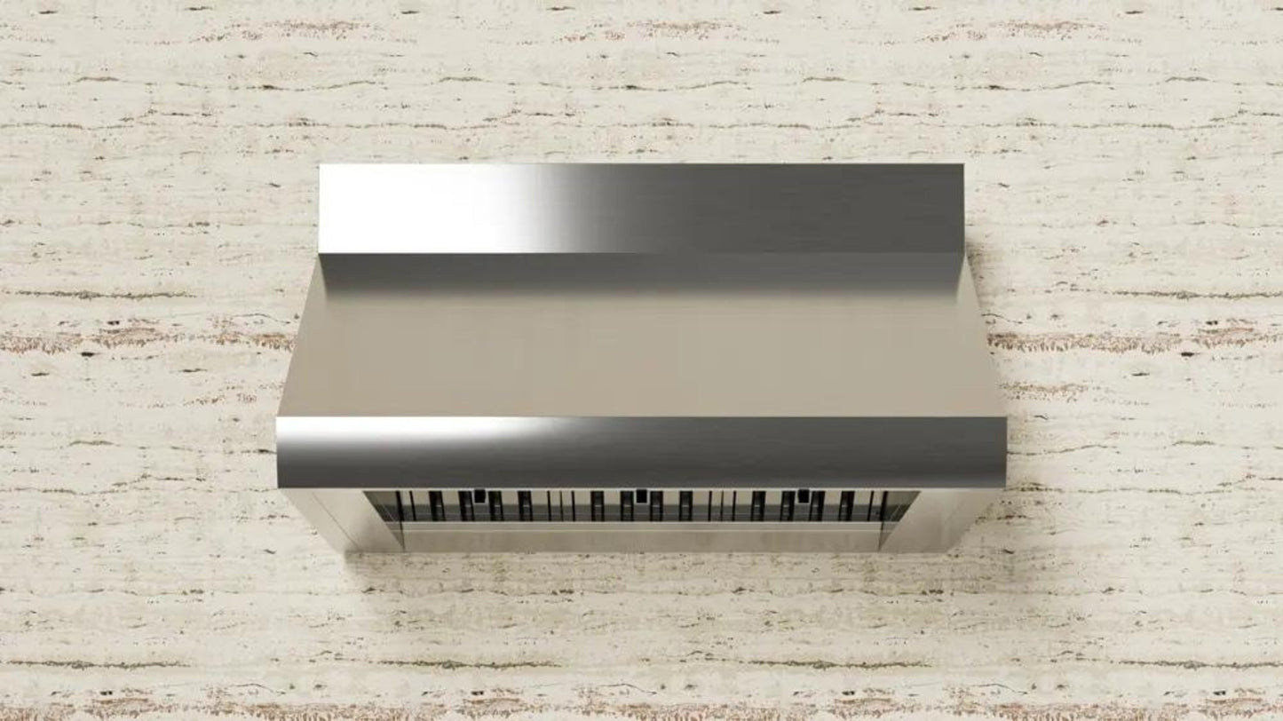 XO APPLIANCE XOGV42S Outdoor hood, 42"W, 33"D, 18"T, 1200CFM, LEDs, pro baffle filters in Stainless Steel - XOGV42S