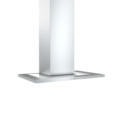 ZEPHYR Modena, Wall, 30in, SS+Glass, LED, ACT in Stainless Steel - ZMOE30BS