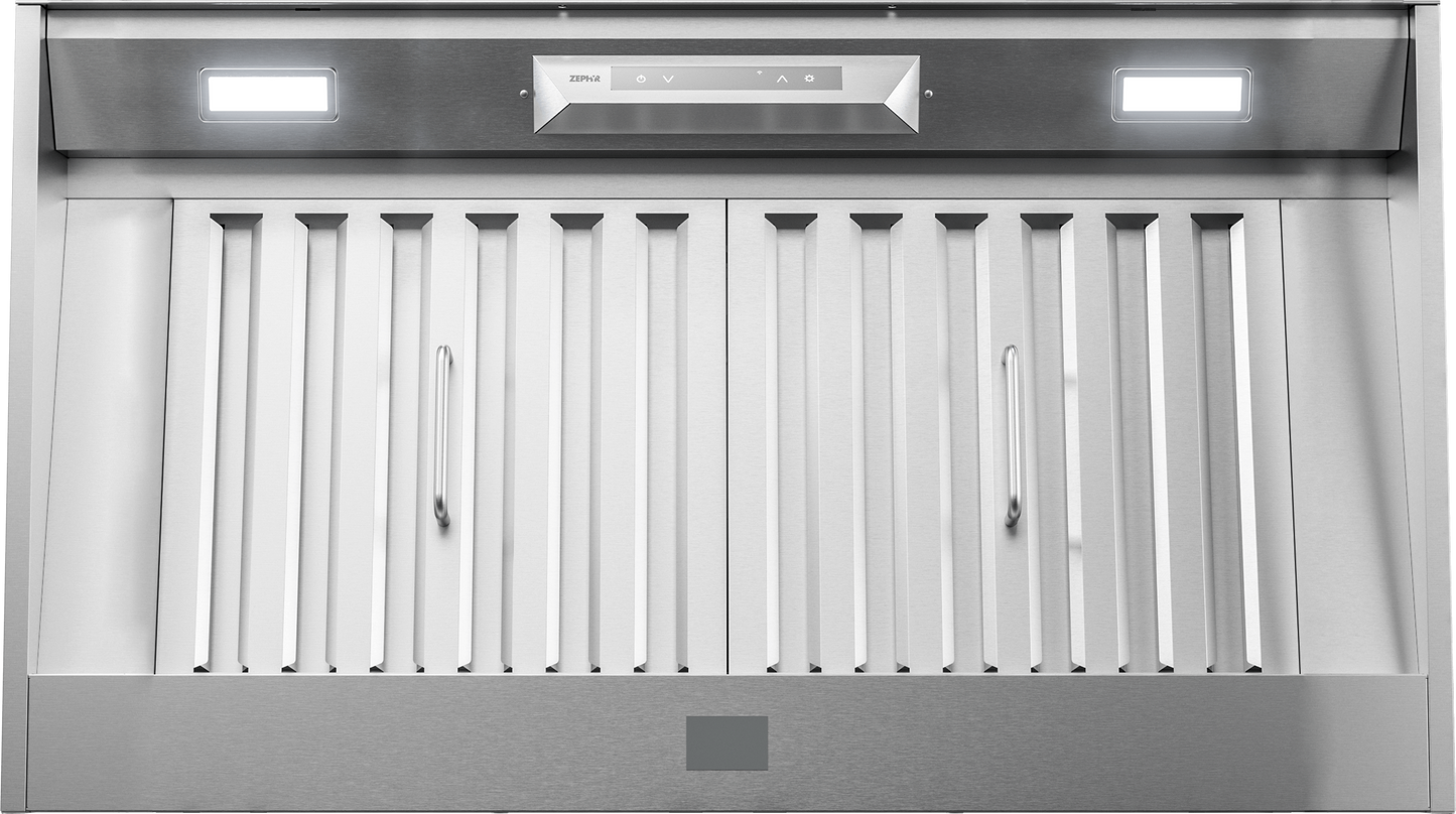 ZEPHYR Monsoon Connect, 36in, SS, LED, ACT in Stainless Steel - AK9434BS