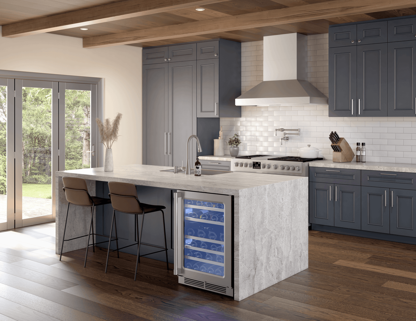 ZEPHYR Titan Wall, 60in, SS, PowerWave, 750 CFM w/ACT in Stainless Steel - AK7660BS