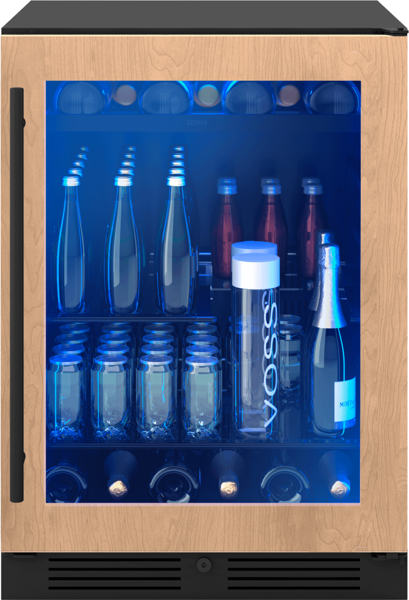 ZEPHYR Presrv Bev Cooler, 24in UC, Panel Ready+Gls, 1Z Custom Panel Ready - PRB24C01CPG