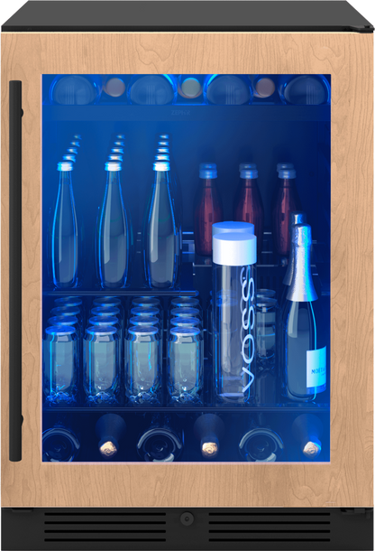 ZEPHYR Presrv Bev Cooler, 24in UC, Panel Ready+Gls, 1Z Custom Panel Ready - PRB24C01CPG