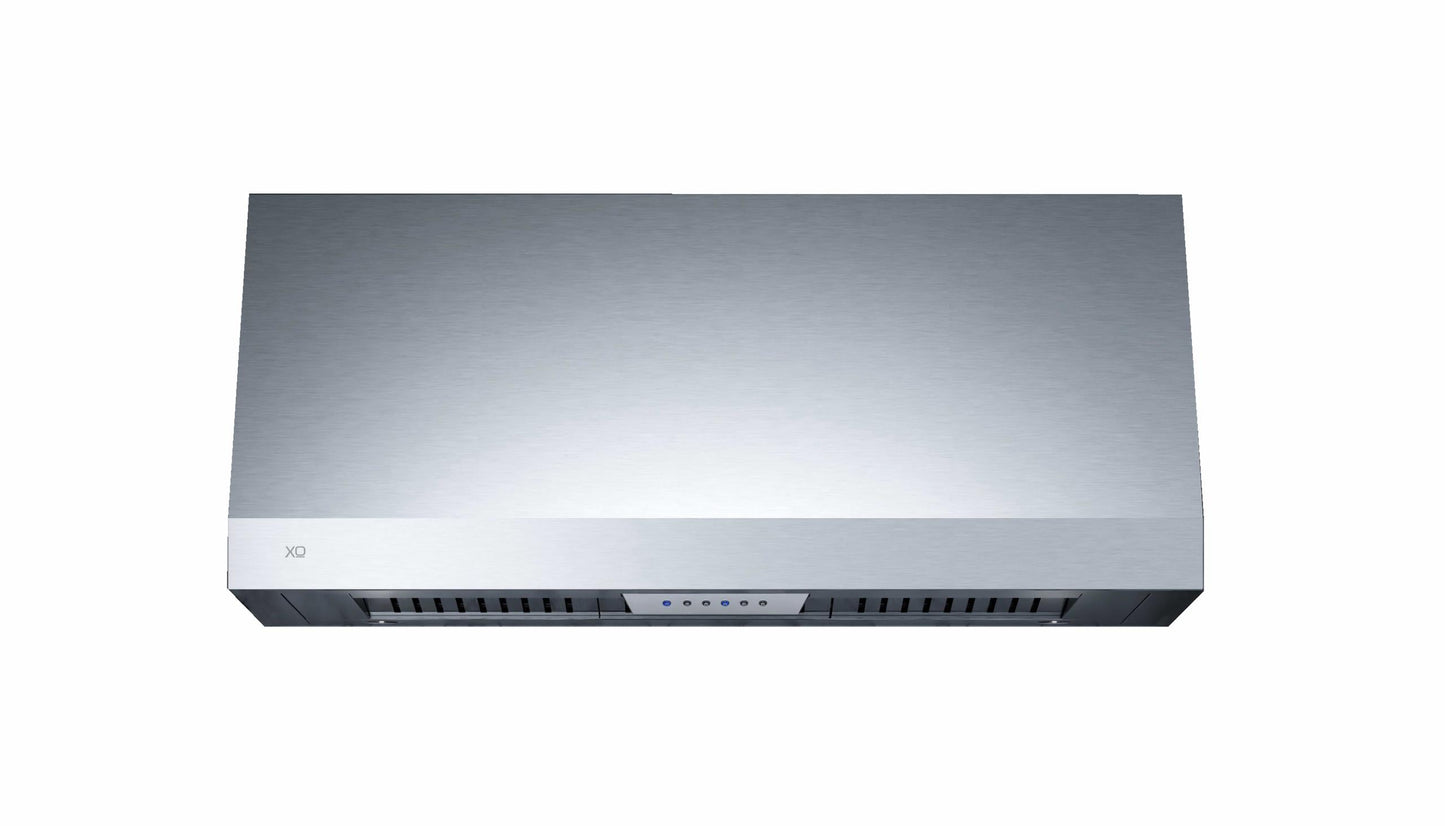 XO APPLIANCE XOT1848KSE 48" 1000 CFM Italian Made Pro Hood Range Hood in Stainless Steel - XOT1848KSE